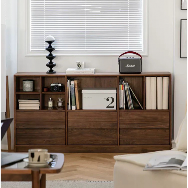 Fuurn SE3436-W Mikkel Walnut 胡桃木儲物櫃 (3個單位)